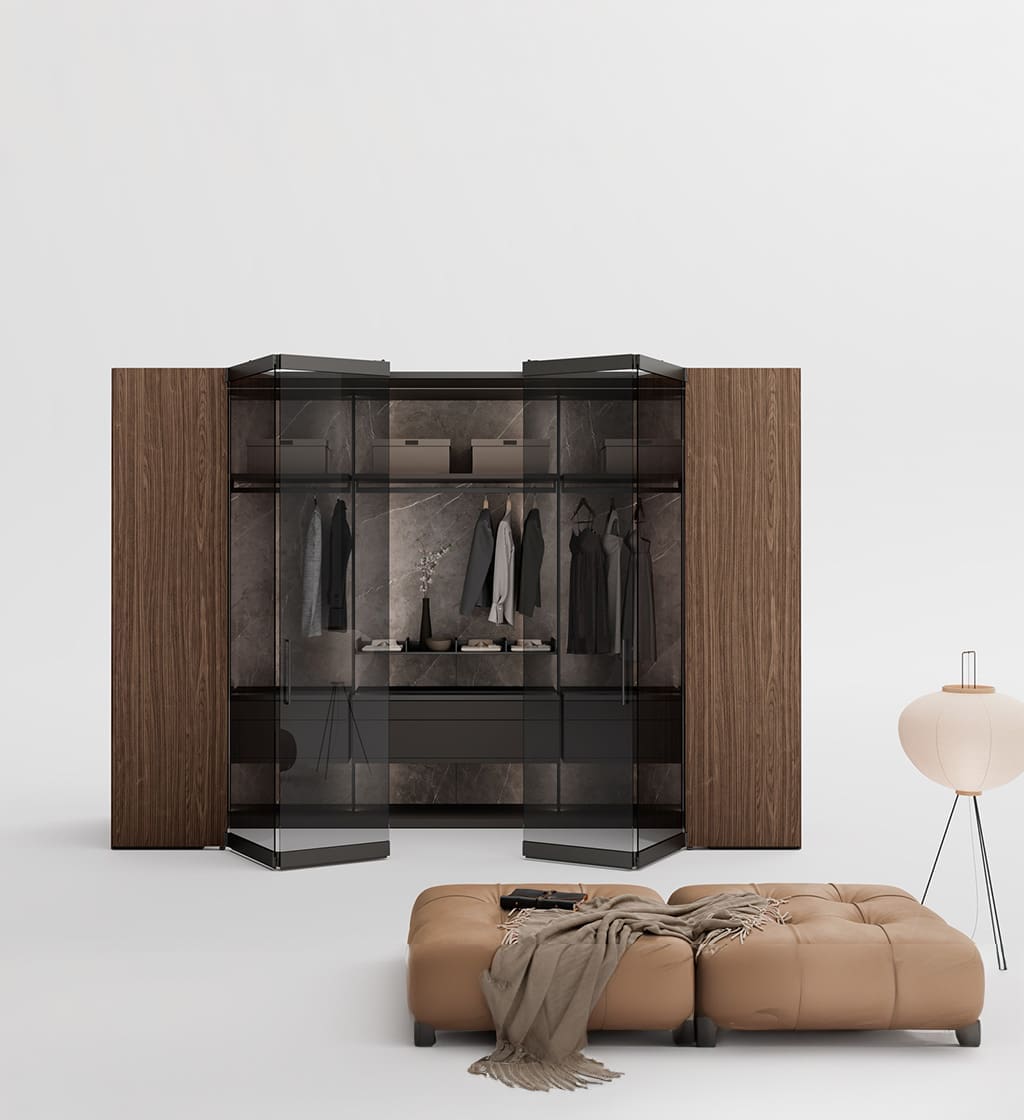 Dressing walk-in Camerino sticlă - imagine 4