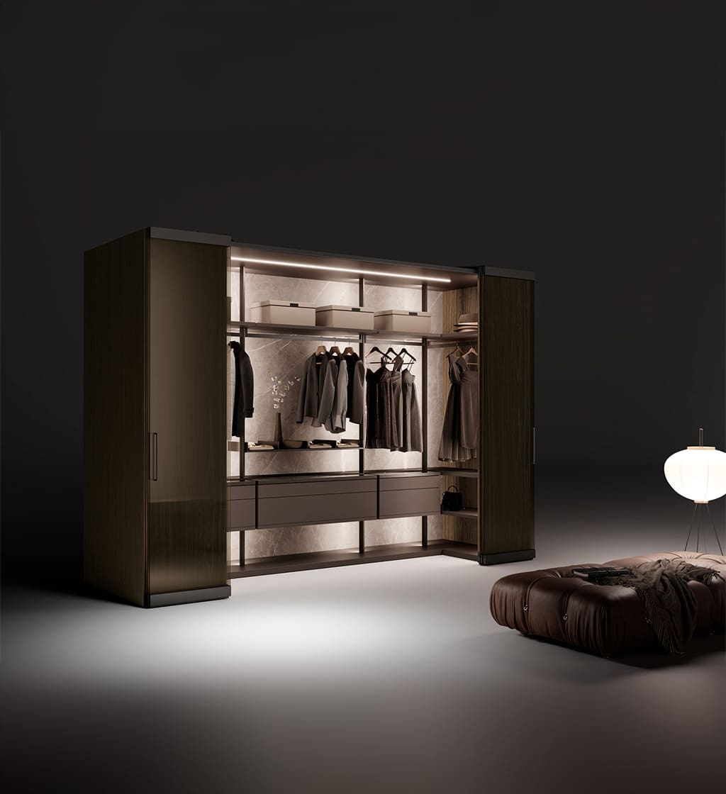 Dressing walk-in Camerino sticlă - imagine 2