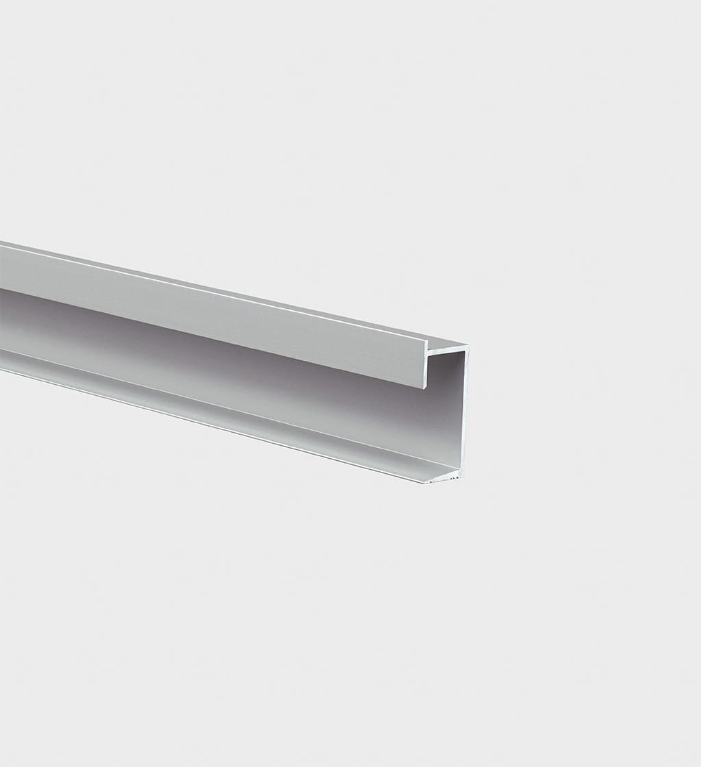 Profil Plinta Scafa Shadow Gap Novorodapie Eclipse Aluminiu Negru mat anod, 2.5m, NLECAL1125NM - imagine 3