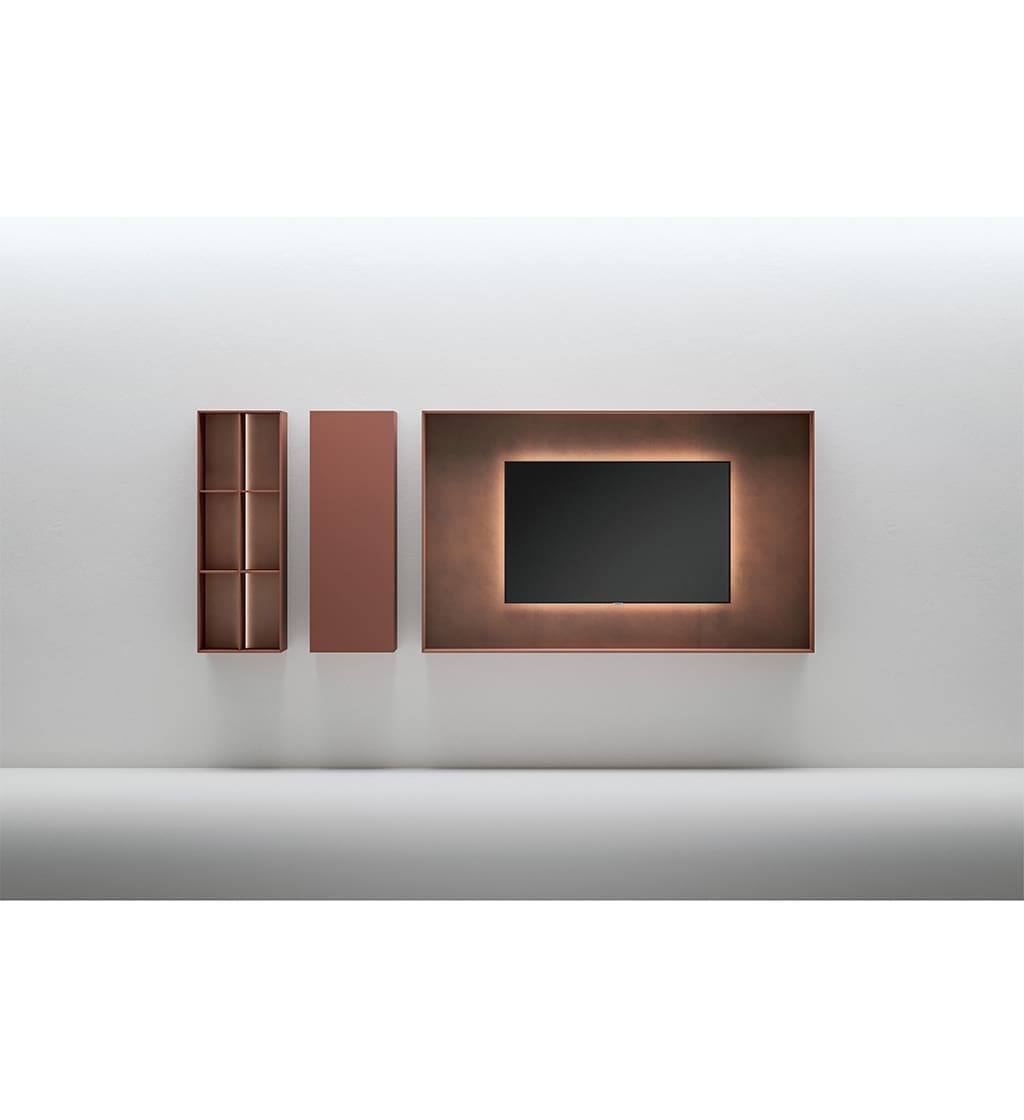 Ansamblu mobilier TV cu ramă - imagine 2