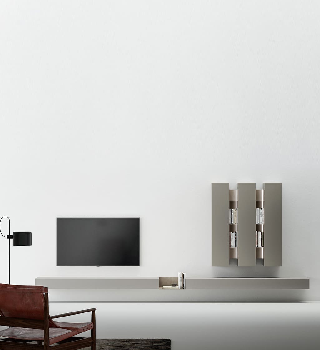 Minimalist solution for the TV area