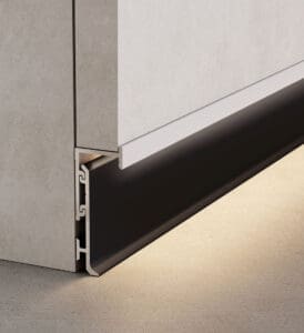 Alb mat + Negru mat anodizat