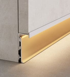 Alb mat + Auriu periat anodizat