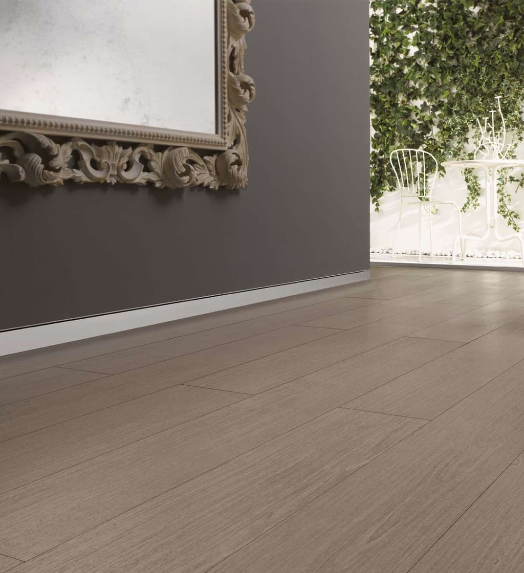 Plintă din aluminiu Filomuro (la nivel cu peretele) plano BF - BASE + TOP in Anodized Aluminum - Plano Design for Drywall at the wall level, 2.7m, BF600ASN270 + BF550ASN270