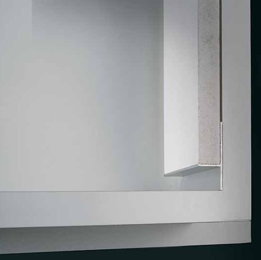 Profil tip plintă și scafă ascunsă Shadow Gap, Argintiu, ANODIZAT  H 13 MM L2,7, PS130AS270 - imagine 2