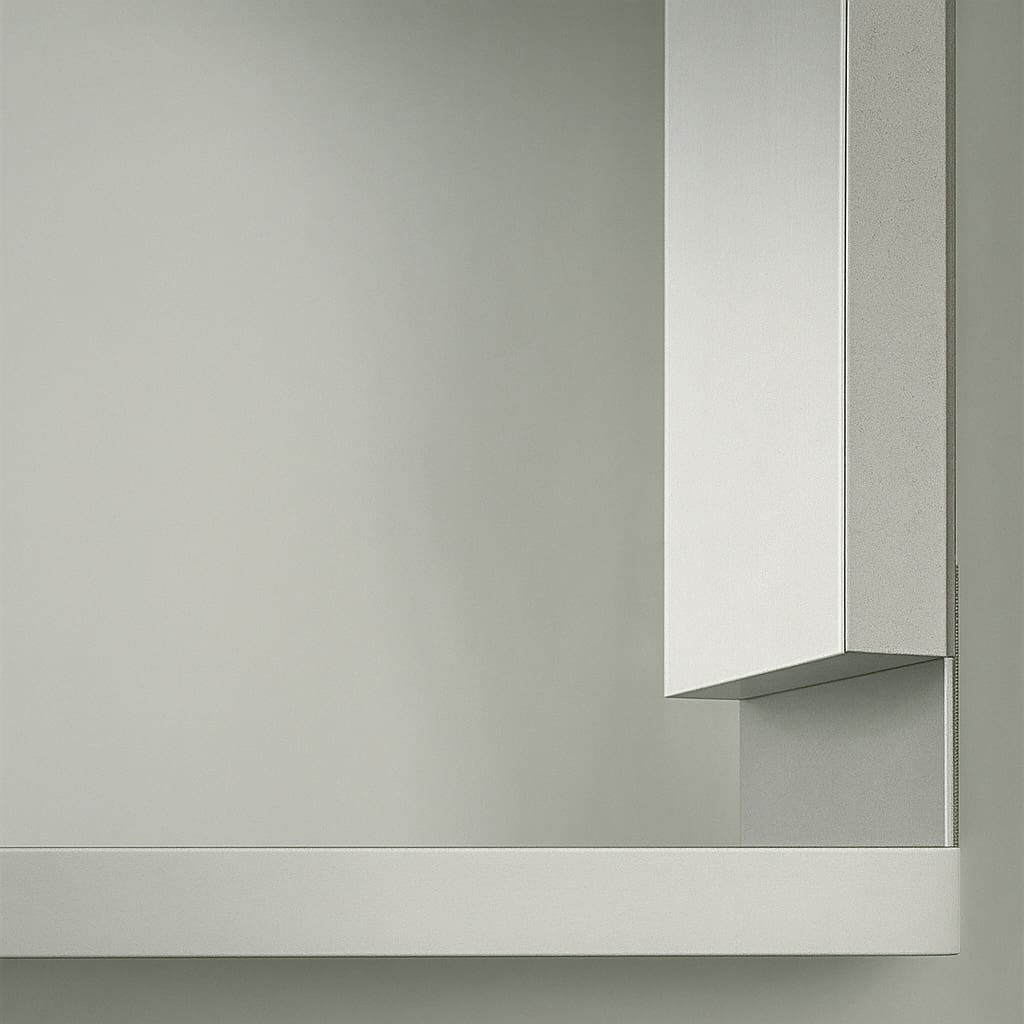 Profil tip plintă și scafă ascunsă Shadow Gap, Argintiu, ANODIZAT  H 13 MM L2,7, PS130AS270