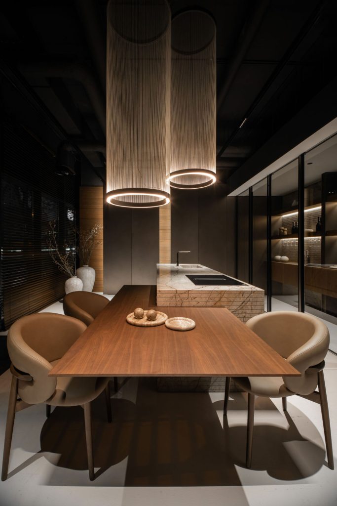 Bucătărie pe comandă Made in Italy – Showroom Design Radar Bucuresti - bucatarie din marmura3